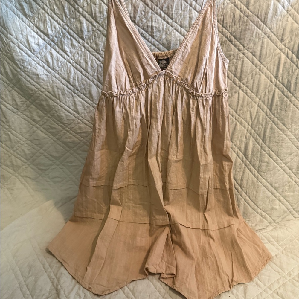 Wild Fable Beige Mini Dress